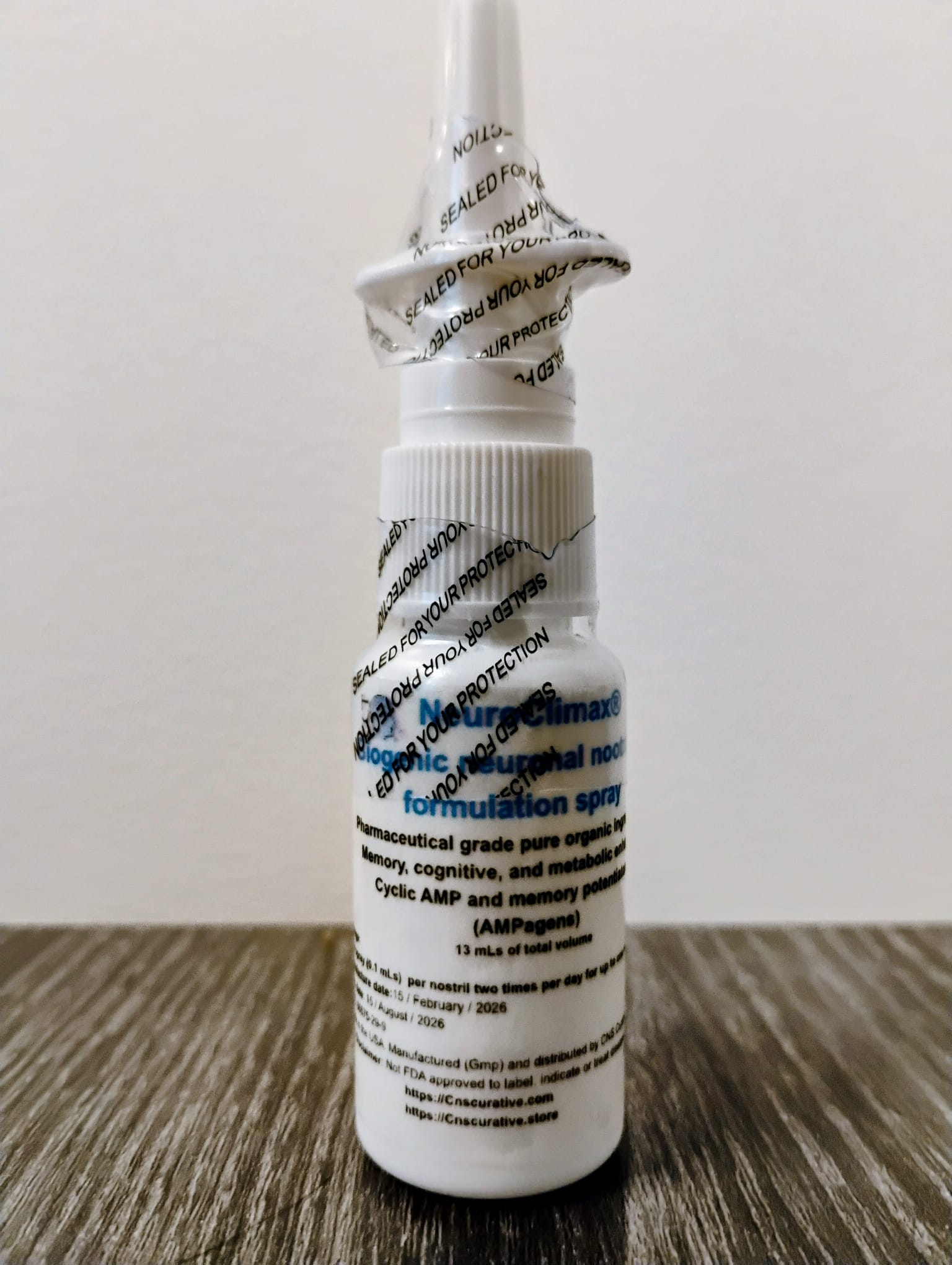 NeuroClimax Advanced nasal nootropic formulation spray My Store