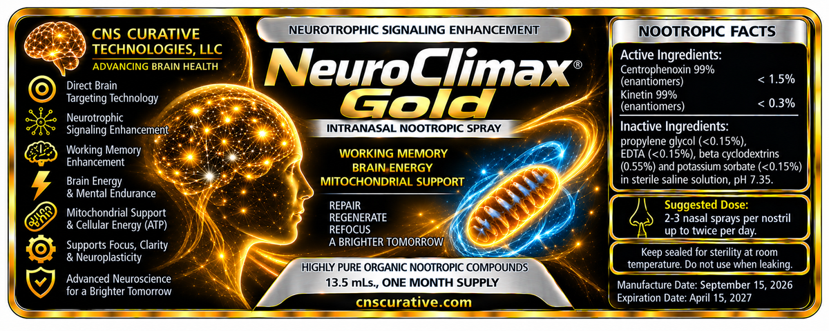 NeuroClimax Gold (Max): Supports peak mental energy and acuity while helping combat brain fog. My Store